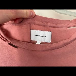 Current Elliot distressed top